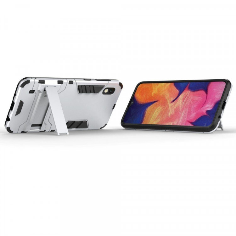 Чехол Duty Armor для Samsung Galaxy A10 (серебряный)