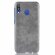 Кожаная накладка-чехол Litchi Texture для Samsung Galaxy M20 (серый)