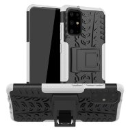 Чехол Hybrid Armor для Samsung Galaxy S20+ (Plus) (черный + белый)