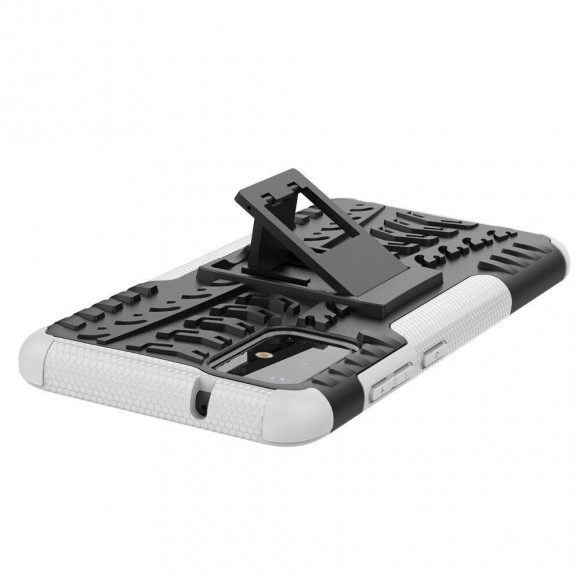 Чехол Hybrid Armor для Samsung Galaxy S20+ (Plus) (черный + белый) Чехол Hybrid Armor для Samsung Galaxy S20+ (Plus) (черный + белый)