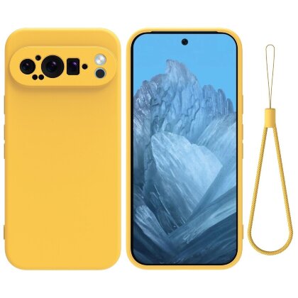 Силиконовый чехол Mobile Shell для Google Pixel 9 Pro XL (желтый)
