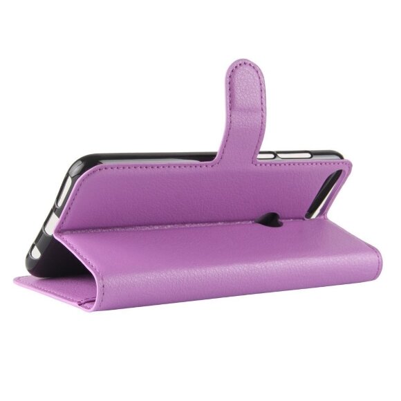 Чехол с визитницей для Huawei Honor 7C Pro / Enjoy 8 (фиолетовый)
