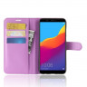 Чехол с визитницей для Huawei Honor 7C Pro / Enjoy 8 (фиолетовый)