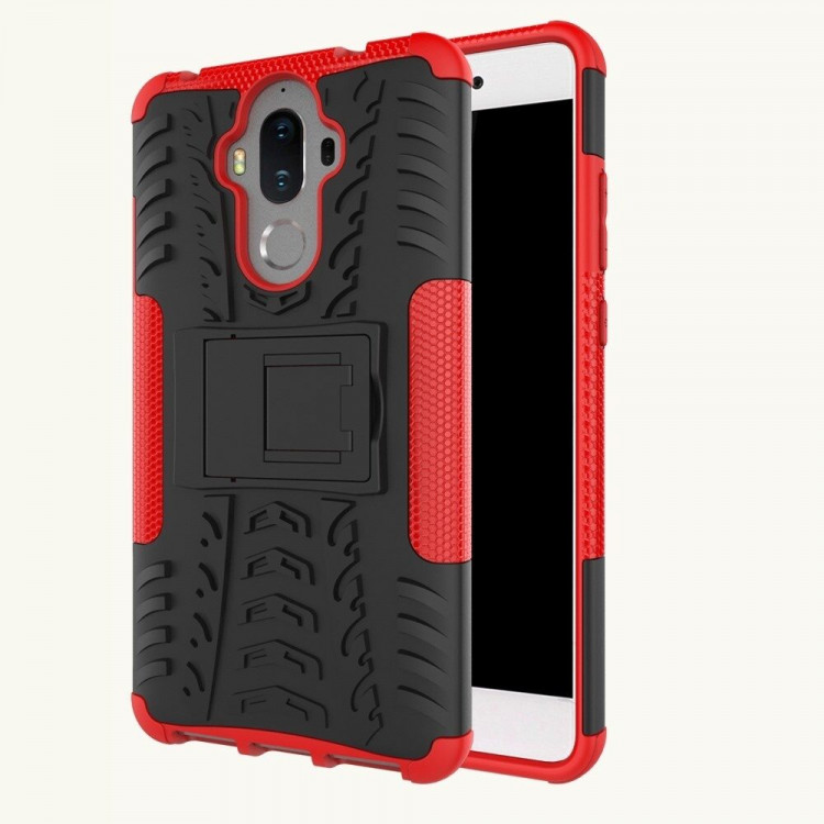 Чехол Hybrid Armor для Huawei Mate 9 (черный + красный)