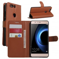 Чехол с визитницей для Huawei Honor V8 (коричневый) Чехол с визитницей для Huawei Honor V8 (коричневый)