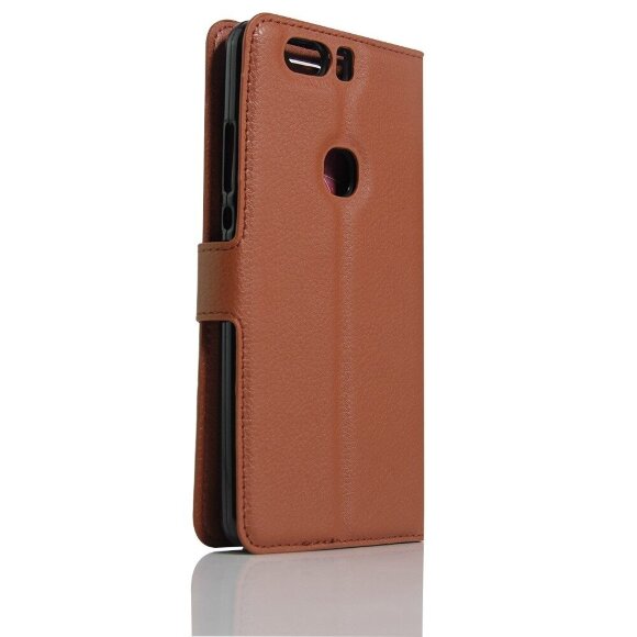 Чехол с визитницей для Huawei Honor V8 (коричневый) Чехол с визитницей для Huawei Honor V8 (коричневый)