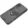 Чехол Armor Ring Holder для Xiaomi Poco M5 4G (черный)