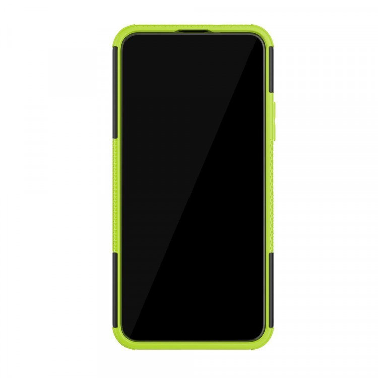 Чехол Hybrid Armor для Huawei nova 5T / Honor 20 Pro / Honor 20 (черный + зеленый)