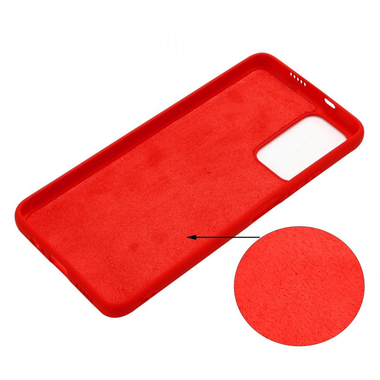 Силиконовый чехол Mobile Shell для Xiaomi Poco M4 Pro 5G (красный)