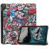 Чехол Smart Case для Nokia T20 (Graffiti)