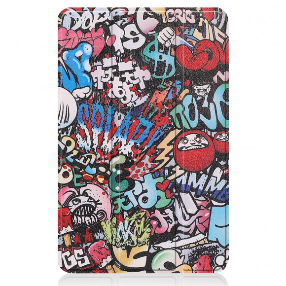 Чехол Smart Case для Nokia T20 (Graffiti)