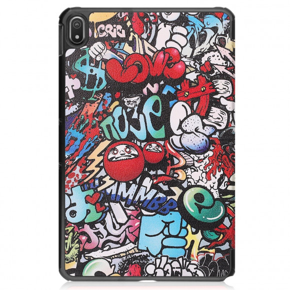 Чехол Smart Case для Nokia T20 (Graffiti)