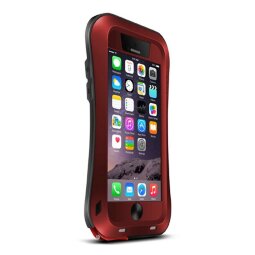 Гибридный чехол LOVE MEI для iPhone 6 (красный)