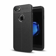 Чехол накладка Litchi Grain для iPhone 8 / iPhone 7 (черный) Чехол накладка Litchi Grain для iPhone 8 / iPhone 7 (черный)