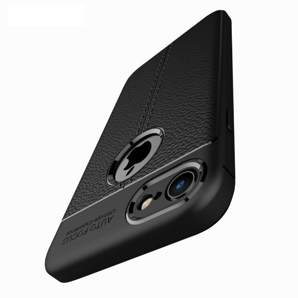 Чехол накладка Litchi Grain для iPhone 8 / iPhone 7 (черный) Чехол накладка Litchi Grain для iPhone 8 / iPhone 7 (черный)
