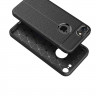 Чехол накладка Litchi Grain для iPhone 8 / iPhone 7 (черный)