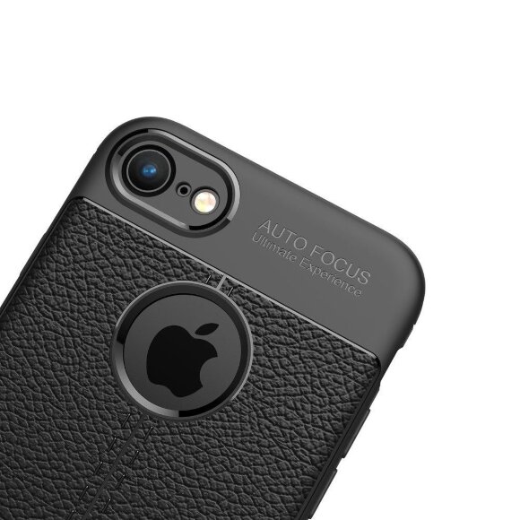 Чехол накладка Litchi Grain для iPhone 8 / iPhone 7 (черный) Чехол накладка Litchi Grain для iPhone 8 / iPhone 7 (черный)