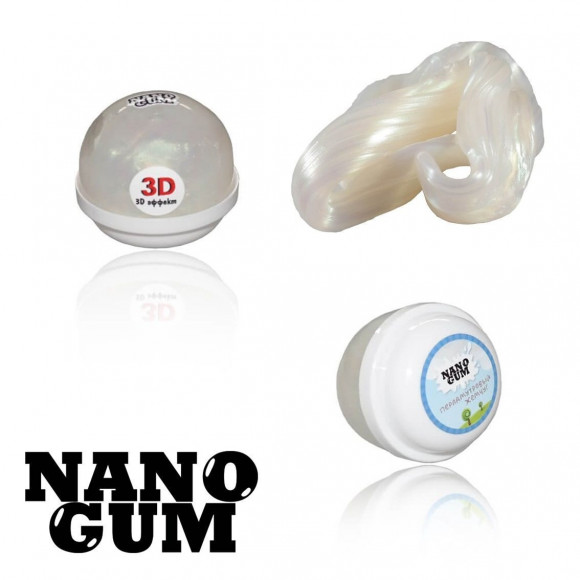 Жвачка для рук Nano gum Перламутровый Жемчуг 25 гр. Жвачка для рук Nano gum Перламутровый Жемчуг 25 гр.