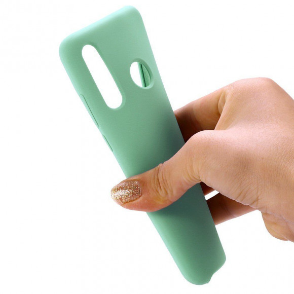 Силиконовый чехол Mobile Shell для Huawei P Smart Z / Honor 9X (STK-LX1) (бирюзовый)