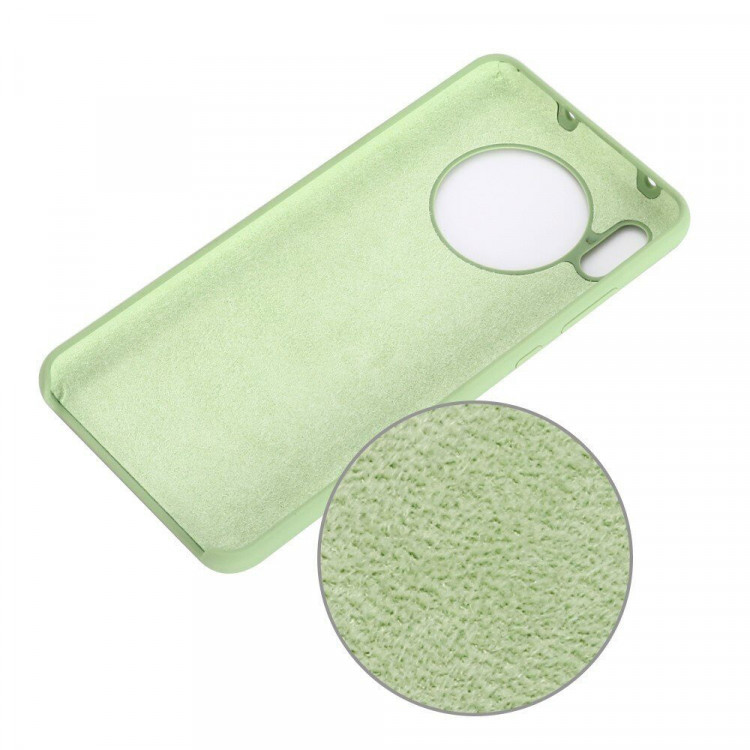 Силиконовый чехол Mobile Shell для Huawei Mate 30 (темно-зеленый)