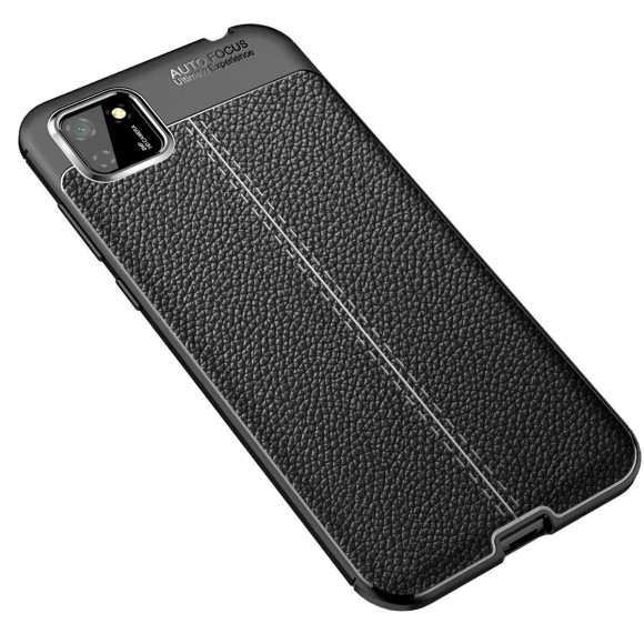 Чехол-накладка Litchi Grain для Huawei Y5p / Honor 9S  (черный) Чехол-накладка Litchi Grain для Huawei Y5p / Honor 9S  (черный)