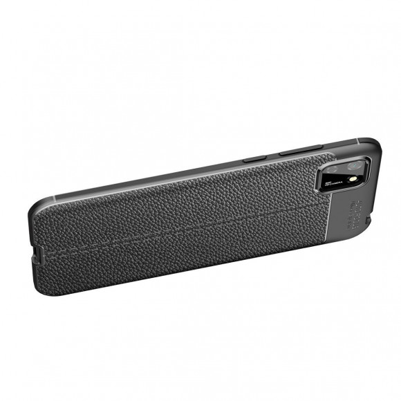 Чехол-накладка Litchi Grain для Huawei Y5p / Honor 9S  (черный) Чехол-накладка Litchi Grain для Huawei Y5p / Honor 9S  (черный)