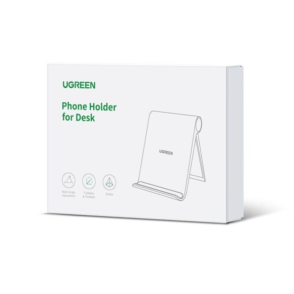 Настольная складная подставка UGREEN LP106 (белый) Настольная складная подставка UGREEN LP106 (белый)
