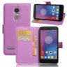 Чехол с визитницей для Lenovo K6 Note (фиолетовый)