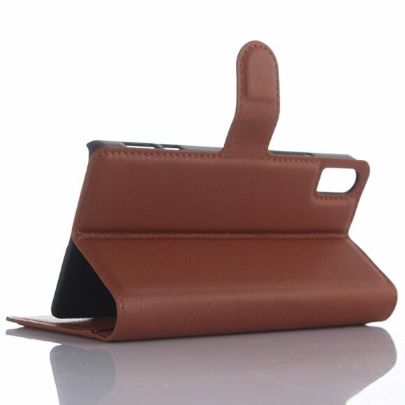 Чехол с визитницей для Lenovo Vibe Shot (коричневый) Чехол с визитницей для Lenovo Vibe Shot (коричневый)