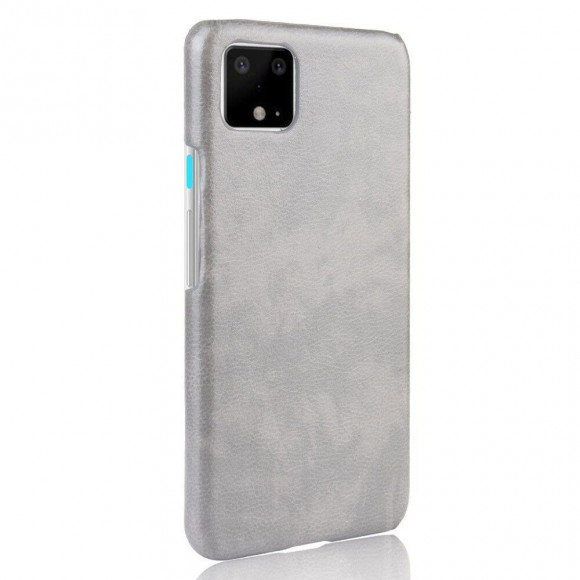 Кожаная накладка-чехол для Google Pixel 4 XL (серый) Кожаная накладка-чехол для Google Pixel 4 XL (серый)
