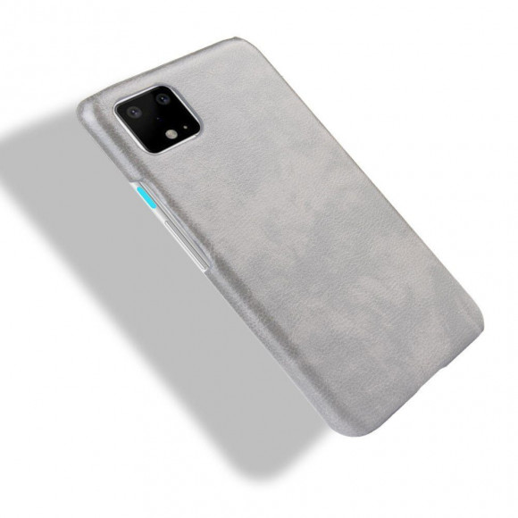 Кожаная накладка-чехол для Google Pixel 4 XL (серый) Кожаная накладка-чехол для Google Pixel 4 XL (серый)