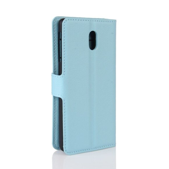 Чехол с визитницей для Nokia 3 (голубой)