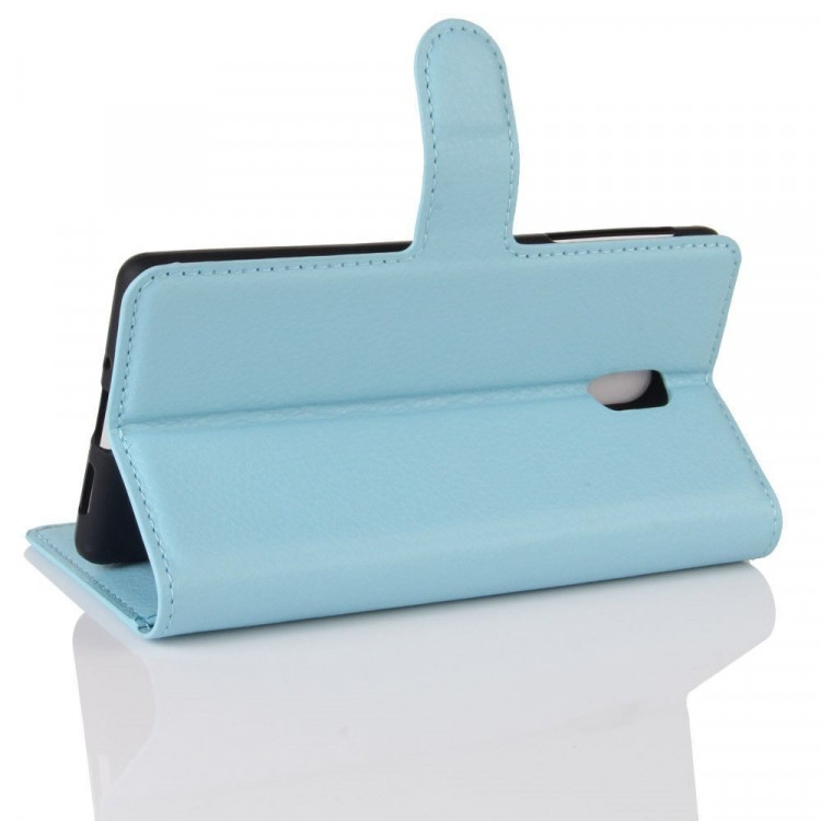 Чехол с визитницей для Nokia 3 (голубой)