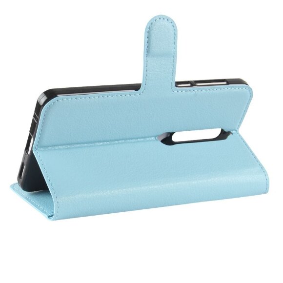 Чехол с визитницей для Nokia 6 (2018) / Nokia 6.1 (голубой)