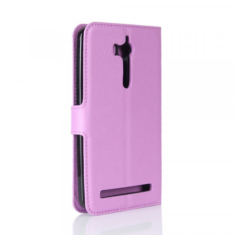 Чехол с визитницей для ASUS ZenFone Go ZB552KL  (фиолетовый)