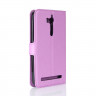 Чехол с визитницей для ASUS ZenFone Go ZB552KL  (фиолетовый)
