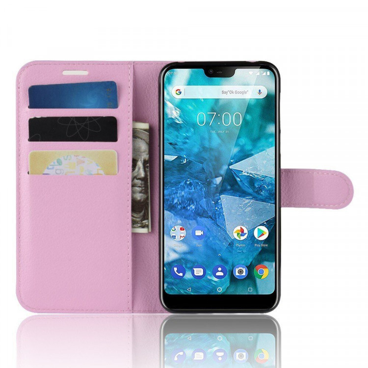 Чехол для Nokia 7.1 (розовый)