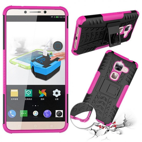 Чехол Hybrid Armor для LeEco Le 2 / LeEco Le 2 PRO (черный + розовый) Чехол Hybrid Armor для LeEco Le 2 / LeEco Le 2 PRO (черный + розовый)