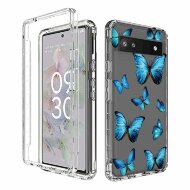 Чехол Butterfly Pattern для Google Pixel 6a (Blue Butterfly) Чехол Butterfly Pattern для Google Pixel 6a (Blue Butterfly)