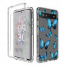 Чехол Butterfly Pattern для Google Pixel 6a (Blue Butterfly)