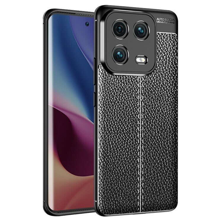 Чехол-накладка Litchi Grain для Xiaomi 13 Pro (черный)