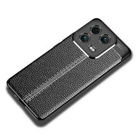 Чехол-накладка Litchi Grain для Xiaomi 13 Pro (черный)