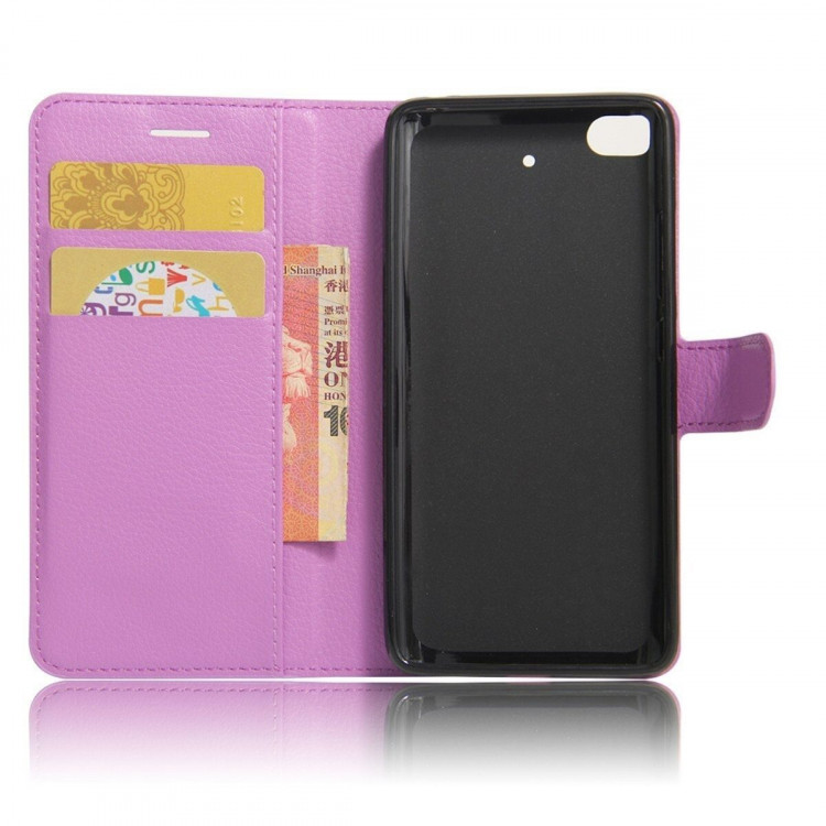 Чехол с визитницей для Xiaomi Mi5S (фиолетовый)