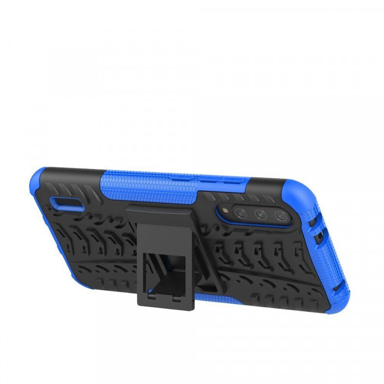 Чехол Hybrid Armor для Xiaomi Mi CC9e / Xiaomi Mi A3 (черный + голубой)