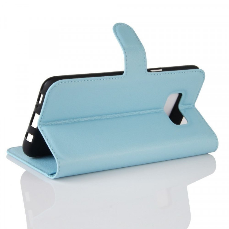 Чехол с визитницей для Samsung Galaxy S8+ (голубой)