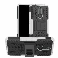 Чехол Hybrid Armor для Xiaomi Redmi 8 / Redmi 8A (черный + белый)