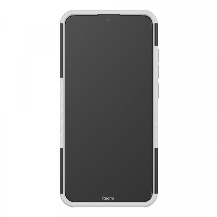 Чехол Hybrid Armor для Xiaomi Redmi 8 / Redmi 8A (черный + белый)