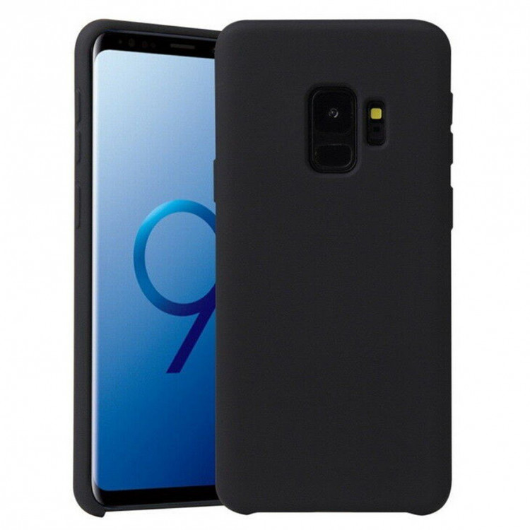 Силиконовый чехол Mobile Shell для Samsung Galaxy S9 (черный)