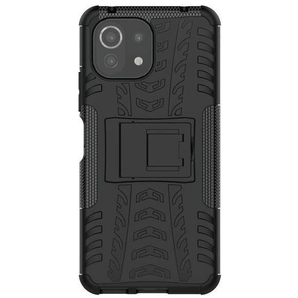 Чехол Hybrid Armor для Xiaomi Mi 11 Lite / Xiaomi Mi 11 Lite 5G (черный)