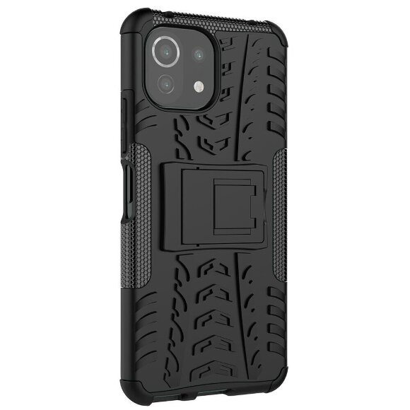 Чехол Hybrid Armor для Xiaomi Mi 11 Lite / Xiaomi Mi 11 Lite 5G (черный)